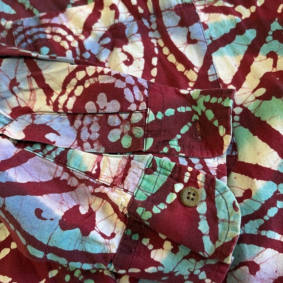 Rare Beautiful Johnny Cotton, long sleeve button up size extra large, nice print - Picture 10 of 10